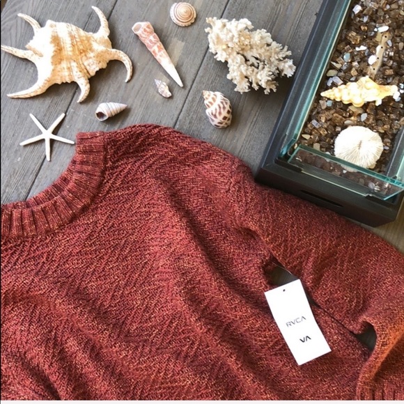 ☀️🌴RVCA- ZIGGED SWEATER🌴☀️ - Picture 3 of 8